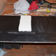 This was done mostly with a different bottle of black, which turned out to be thinner. That’s right, I burned through 1.5 bottles of craft paint doing a single coat of black.